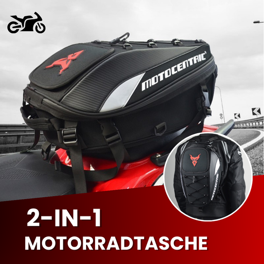 2-in-1 Motorradrucksack – Flexibler Stauraum für unterwegs