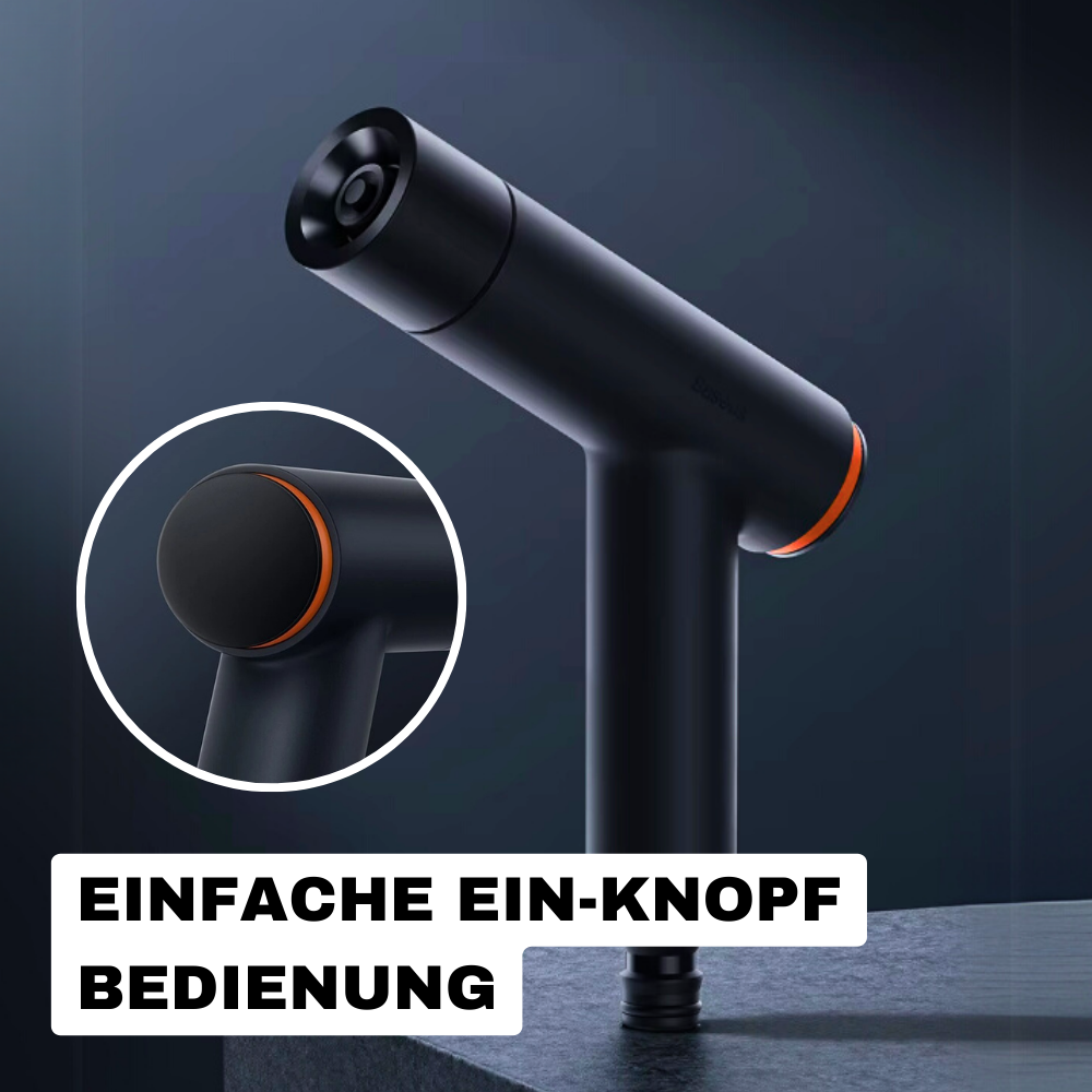 Hochdruck-Wasserpistole mit One Push Button – Kraftvoll reinigen, entspannt bedienen