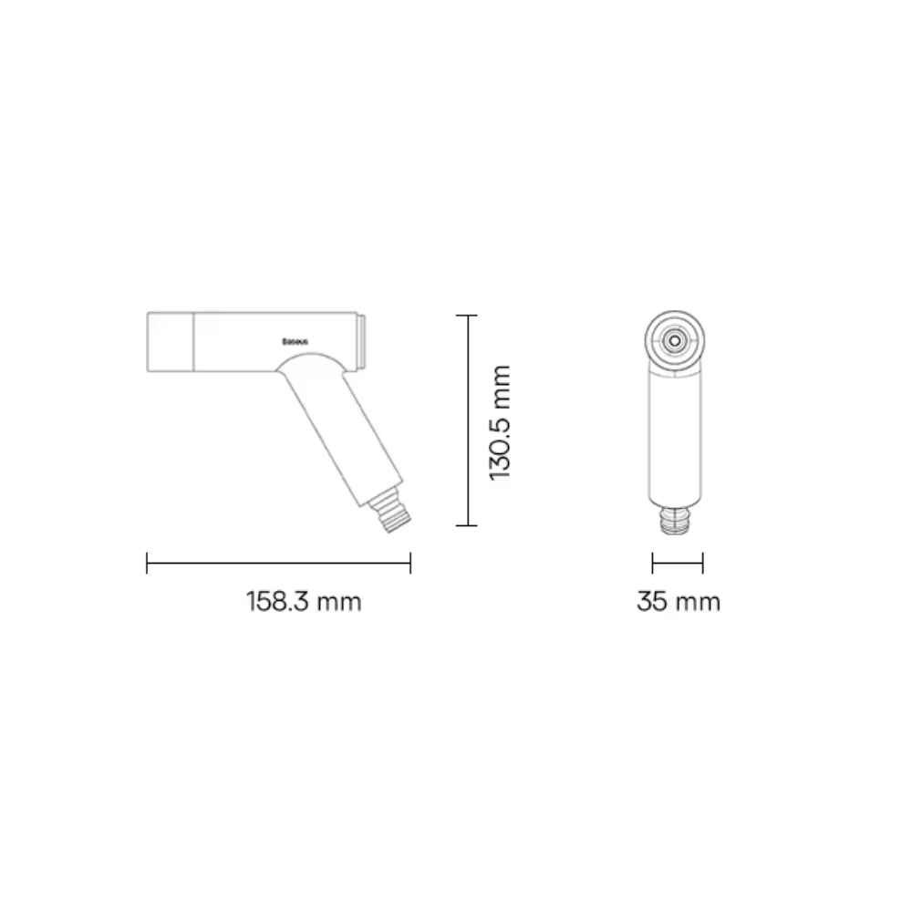 Hochdruck-Wasserpistole mit One Push Button – Kraftvoll reinigen, entspannt bedienen