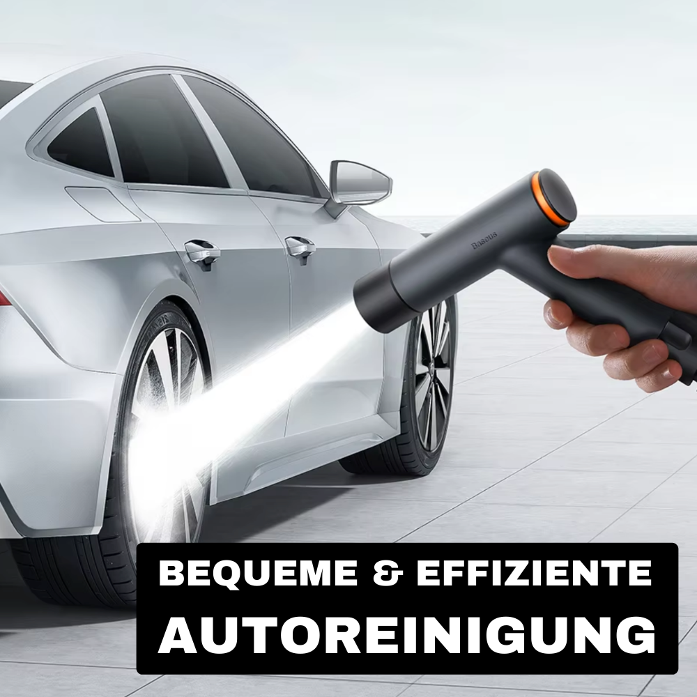 Hochdruck-Wasserpistole mit One Push Button – Kraftvoll reinigen, entspannt bedienen