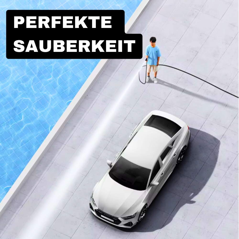 Hochdruck-Wasserpistole mit One Push Button – Kraftvoll reinigen, entspannt bedienen