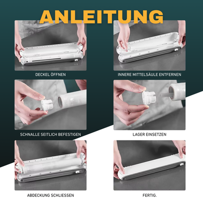 Magnetischer Folienspender – Sauber abtrennen, blitzschnell griffbereit