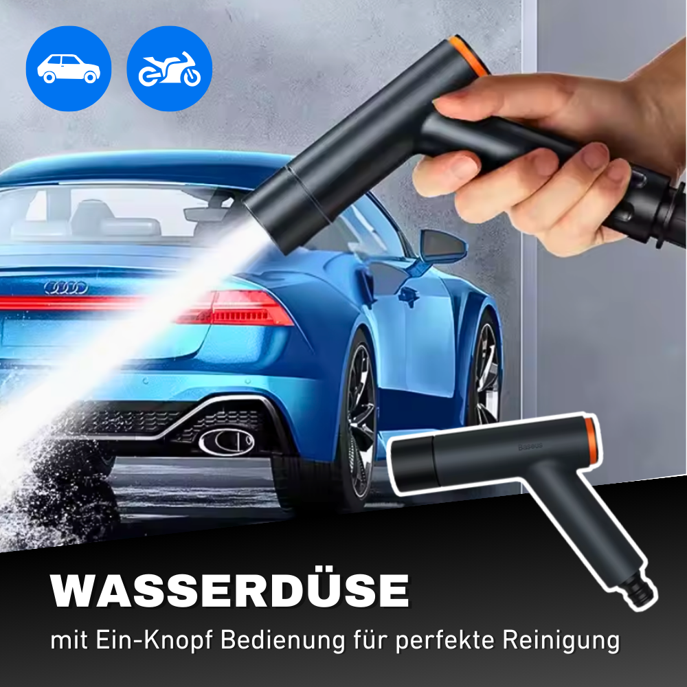 Hochdruck-Wasserpistole mit One Push Button – Kraftvoll reinigen, entspannt bedienen